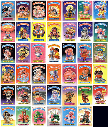 new garbage pail kid cards